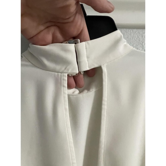 Topshop Romper Jumpsuit Cream Size 8 Pockets - Picture 6 of 12